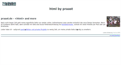 Desktop Screenshot of praast.de