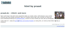 Tablet Screenshot of praast.de